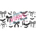Libbey Can Wrap 16oz - Ink Transfers | Bats & Bows | from The Glitter Guy