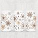 Libbey Can Wrap 16oz - Ink Transfers | Daisy Neutral | from The Glitter Guy