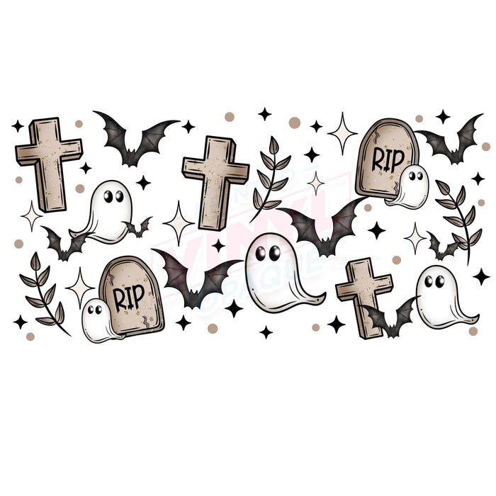 Libbey Can Wrap 16oz - Ink Transfers | Graveyard Shift | from The Glitter Guy