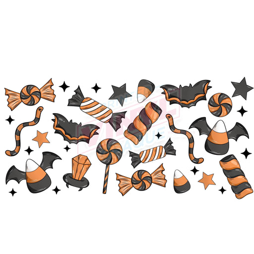 Libbey Can Wrap 16oz - Ink Transfers | Halloween Candy | from The Glitter Guy