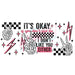 Libbey Can Wrap 16oz - Ink Transfers | I Don't Like You Pink | from The Glitter Guy