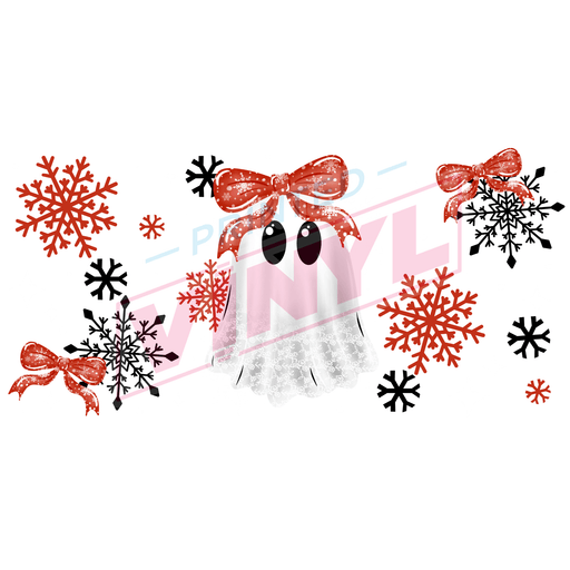 Libbey Can Wrap 16oz - Ink Transfers | Lace Ghost | from The Glitter Guy