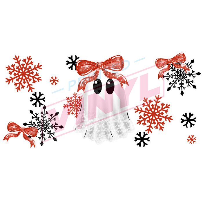 Libbey Can Wrap 16oz - Ink Transfers | Lace Ghost | from The Glitter Guy