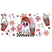 Libbey Can Wrap 16oz - Ink Transfers | Peppermint Ghostie | from The Glitter Guy