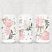 Libbey Can Wrap 16oz - Ink Transfers | Pink Ornaments | UVDTF from The Glitter Guy