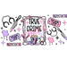 Libbey Can Wrap 16oz - Ink Transfers | True Crime | from The Glitter Guy