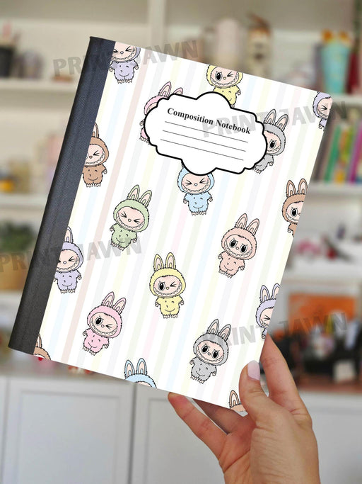 Notebook Wraps - Monster Pal Stripes | from The Glitter Guy