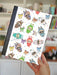 Notebook Wraps - Monsters & Bows | from The Glitter Guy