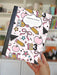Notebook Wraps - Pink School | from The Glitter Guy