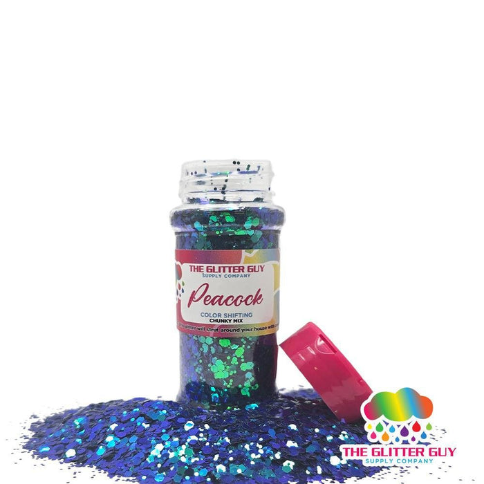 Peacock | Glitter from The Glitter Guy