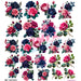 Pink & Navy Roses - Premade Gang Sheet | Gang Sheet from The Glitter Guy