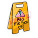 Printed Decal - Back Off | Decals from The Glitter Guy