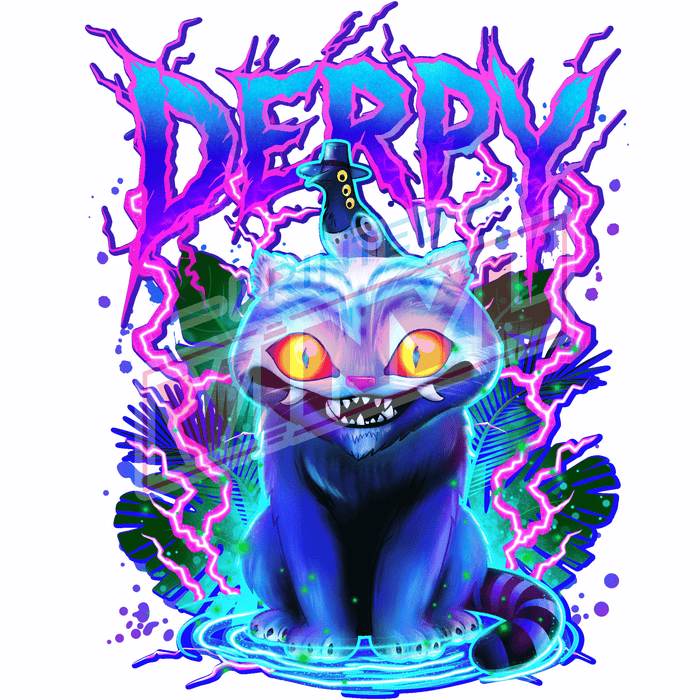 Printed Decal - Cartoon Cat | Decals from The Glitter Guy