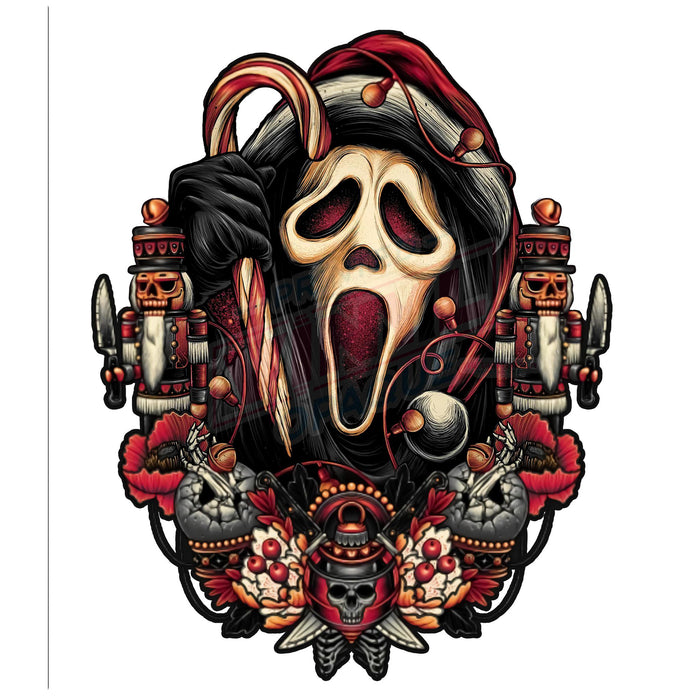Printed Decal - Holiday Ghost | from The Glitter Guy