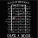 Printed Decal - In Case Of Emergency Break | from The Glitter Guy