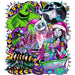 Printed Decal - Neon Nightmare | Decals from The Glitter Guy
