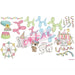 Printed Decal Sheet - Circus Cutie Jammers | Decals from The Glitter Guy