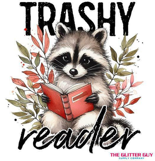 Printed Decal - Trashy Reader | Decals from The Glitter Guy