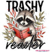 Printed Decal - Trashy Reader | Decals from The Glitter Guy
