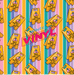 Printed Vinyl - Back Off Stripes | Printed Vinyl from The Glitter Guy