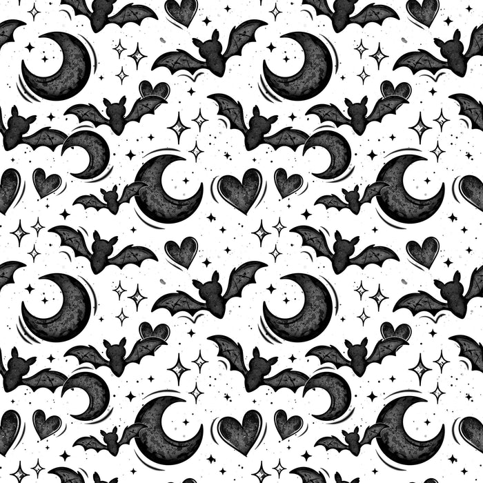 Printed Vinyl - Bats And Hearts | Printed Vinyl from The Glitter Guy