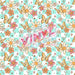 Printed Vinyl - Butterfly Floral Mini | from The Glitter Guy