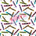 Printed Vinyl - Crayons | Printed Vinyl from The Glitter Guy