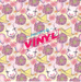 Printed Vinyl - Floral Clown | Printed Vinyl from The Glitter Guy