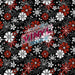 Printed Vinyl - Holiday Bat Florals | Printed Vinyl from The Glitter Guy