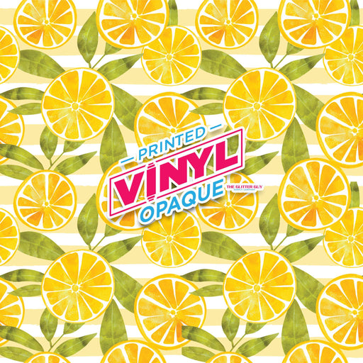 Printed Vinyl - Lovely Lemons | Printed Vinyl from The Glitter Guy