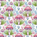 Printed Vinyl - Mushroom Garden | Printed Vinyl from The Glitter Guy