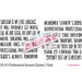 Printed Vinyl Pen Decals - Professional Sarcasm | Decals from The Glitter Guy