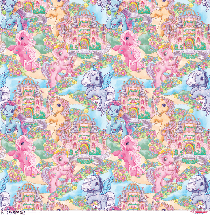 Printed Vinyl - Pony Pals | Printed Vinyl from The Glitter Guy