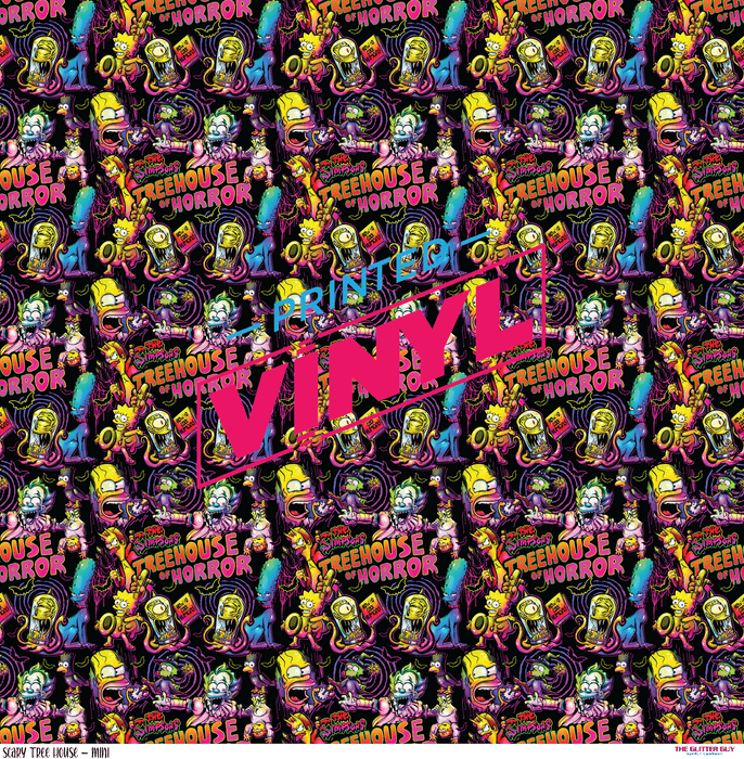 Printed Vinyl - Scary Tree House Mini | Printed Vinyl from The Glitter Guy