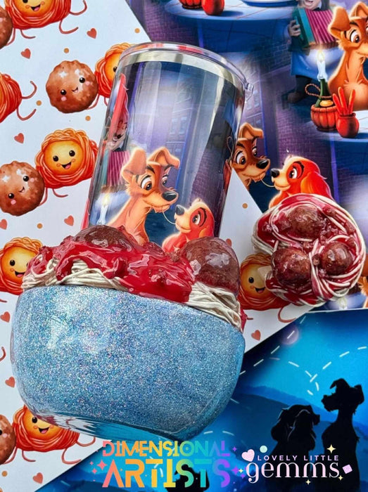 Printed Vinyl - Spaghetti & Meatballs Tumbler Pack - With Gemma | Printed Vinyl from The Glitter Guy