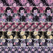 Printed Vinyl Stacked Stripes - Gothic Floral | Printed Vinyl from The Glitter Guy