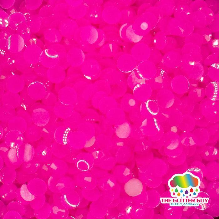 Rose - Jelly Rhinestone | Rhinestones from The Glitter Guy