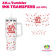 Sassy Nurse | 40oz Tumbler Wrap - Ink Transfers | UVDTF from The Glitter Guy