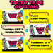 Tacky Tape - Squares [(10) 12" x 12" Double - Sided Adhesive Sheets Sheets Per Pack] | Tacky Tape from The Glitter Guy