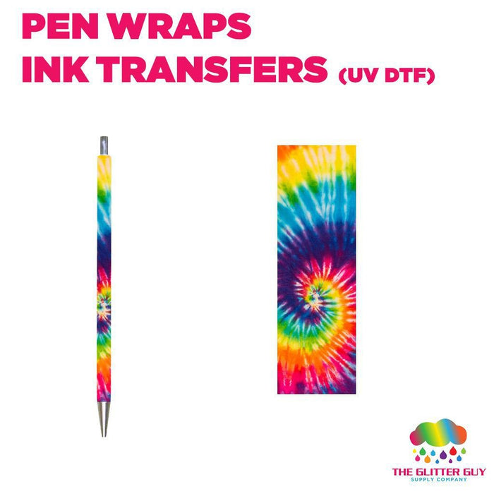Tie Dye|Pen Wrap - Ink Transfers (UVDTF) | UVDTF from The Glitter Guy
