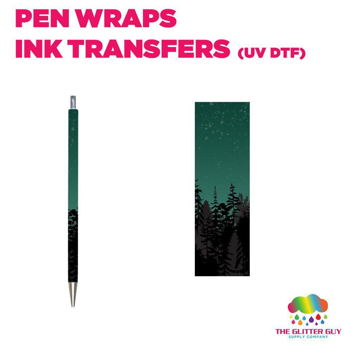 Wilderness |Pen Wrap - Ink Transfers (UVDTF) | UVDTF from The Glitter Guy