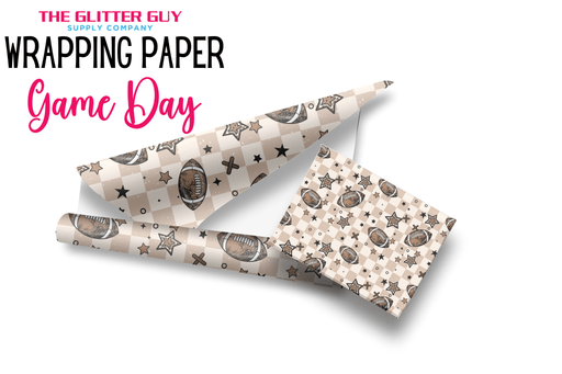 Wrapping Paper - Game Day | Printed Vinyl from The Glitter Guy