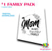 1 Family Design | Digital Artwork from The Glitter Guy