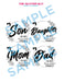 1 Family Design | Digital Artwork from The Glitter Guy
