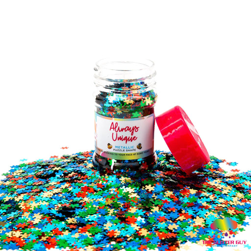 Always Unique | Glitter Shape from The Glitter Guy