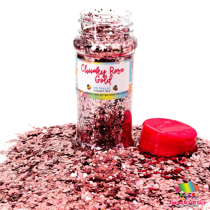 Chunky Rose Gold | Glitter from The Glitter Guy
