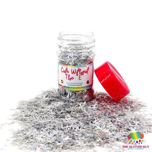 Cute Without The 'E' | Glitter Shape from The Glitter Guy