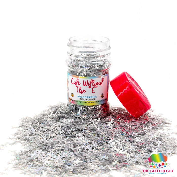 Cute Without The 'E' | Glitter Shape from The Glitter Guy