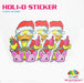 Holi - D Sticker | Sticker from The Glitter Guy