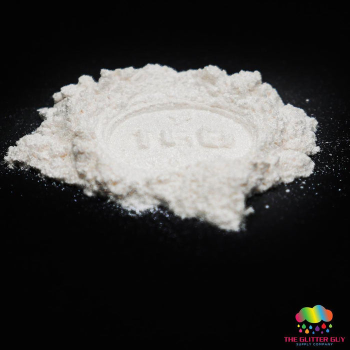 Iridescent Series Mica Powder - Flash White | Mica Powder from The Glitter Guy
